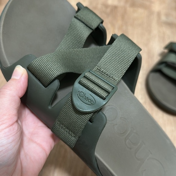 CHACO | Men's Green Slip-On Casual Sandals, Fossil - Picture 3 of 10